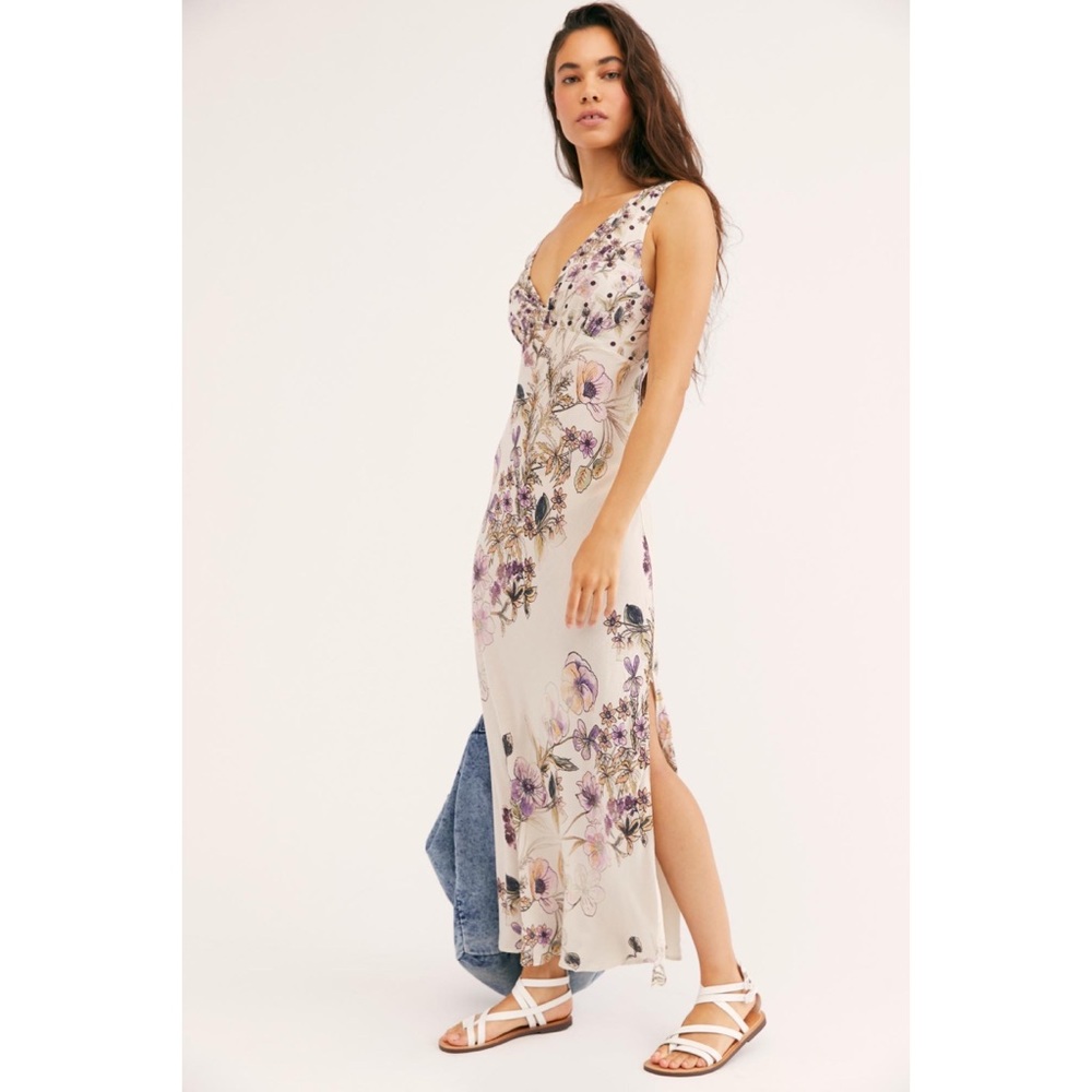 Free People Never Too Late Maxi dress NWT